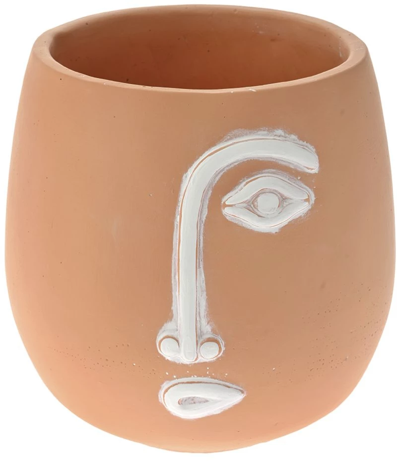 Κασπώ Κεραμικό Καφέ Πρόσωπο 20.5x20.5x20cm - 28977079