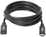 Καλώδιο USB Club 3D CAC-1529 USB Gen1 Type-C 5Gbps 60W(20V/3A) 4K60Hz M/F 2m