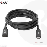 Καλώδιο USB Club 3D CAC-1529 USB Gen1 Type-C 5Gbps 60W(20V/3A) 4K60Hz M/F 2m