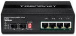 Network Switch TrendNet 6-port Industrial Gbit UPoE Metall IP30