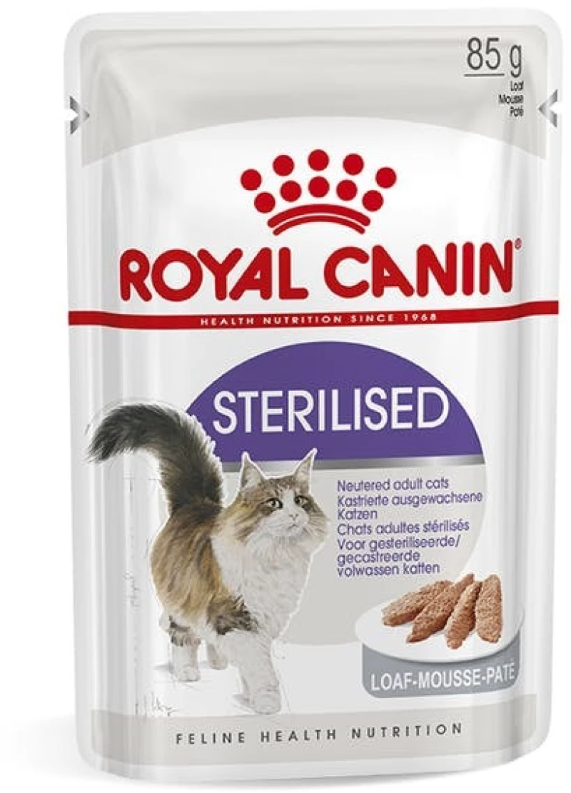 Υγρή Τροφή Γάτας Royal Canin Sterilised Loaf 12x85g
