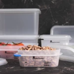 Foodies Πλαστικό Δοχείο Τροφίμων με Καπάκι 4000ml