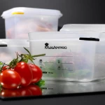 Foodies Πλαστικό Δοχείο Τροφίμων με Καπάκι 4000ml