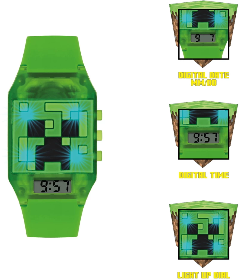 Ρολόι Lightup Case Minecraft