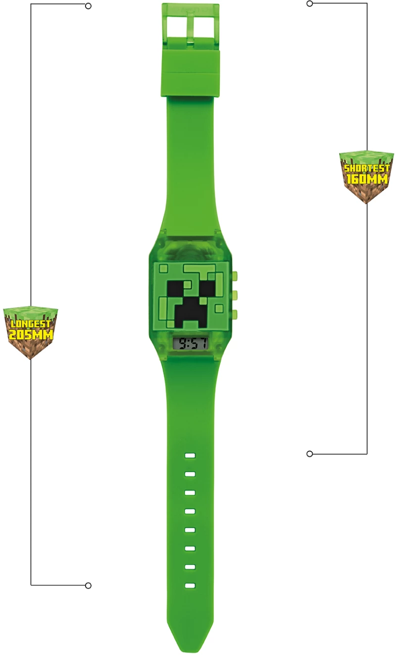 Ρολόι Lightup Case Minecraft