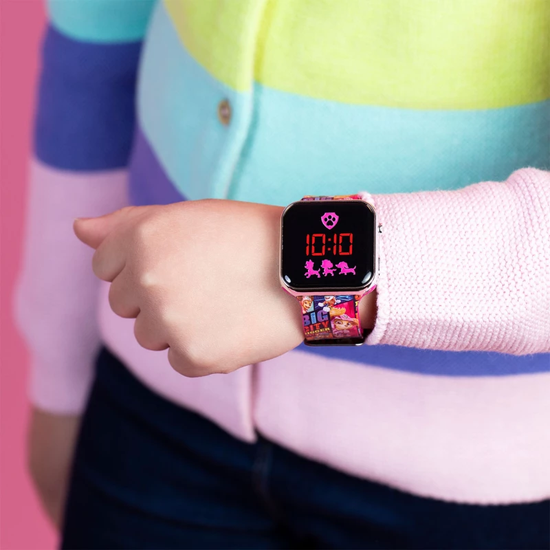 Led Ρολόι Paw Patrol Pink