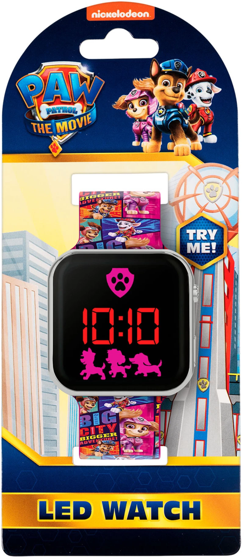 Led Ρολόι Paw Patrol Pink