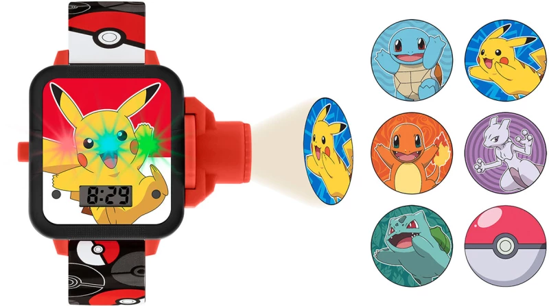 Ρολόι με Μίνι Προβολέα Pokemon