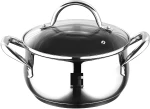 Gourmet Σετ Ανοξείδωτη Κατσαρόλα και Σκεύος Ατμού