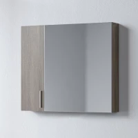 Καθρέφτης SIENA Δρυς Σκούρο 75 3MSI075SD0W με Ντουλάπια 73x14x65cm