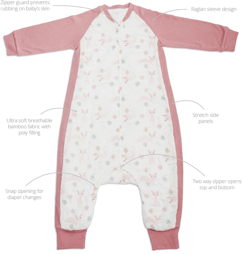 Lulujo Υπνόσακος 2.5 tog Χειμωνιάτικος 6-18m Deluxe Kitty