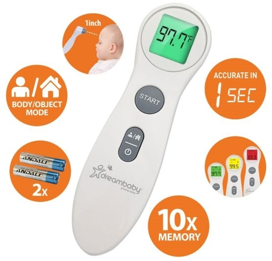 DreamBaby Θερμόμετρο Ανέπαφης Μέτρησης Μετώπου με Υπέρυθρες