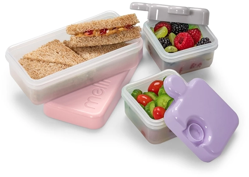 Melii Φαγητοδοχείο Παζλ Bento Purple