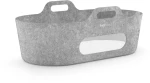 Snuz Καλαθούνα SnuzBaskit Dark Grey & Βάση Natural