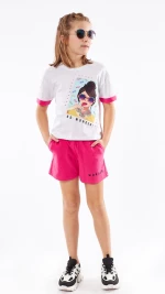 Εβίτα Fashion Σετ Σόρτς No Wonder, Φούξια