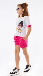 Εβίτα Fashion Σετ Σόρτς No Wonder, Φούξια