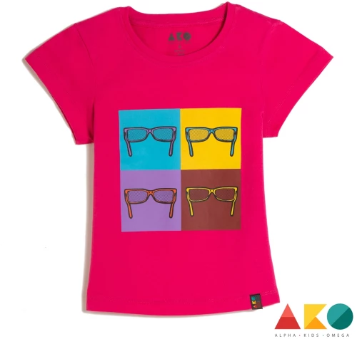 ABO Μπλούζα Κοντομάνικη Sunglasses, Φούξια