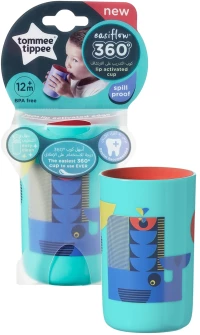 Tommee Tippee Εκπαιδευτικό Κύπελο Πράσινο 360° 200ml  6m+