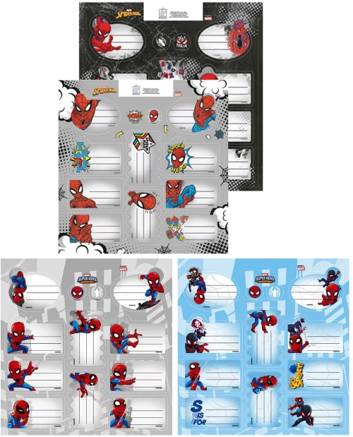 ΕΤΙΚΕΤΕΣ SPIDERMAN ΣΕΤ=2 ΦΥΛΛΑ ΕΠΙ 12 ΕΤΙΚΕΤΕΣ ΦΥΛΛΟ=20x20cm SPIDERMAN 5901276103172 - ΤΥΧΑΙΟ-ΧΡΩΜΑ-ΣΧΕΔΙΟ-ΕΠΙΛΟΓΗ