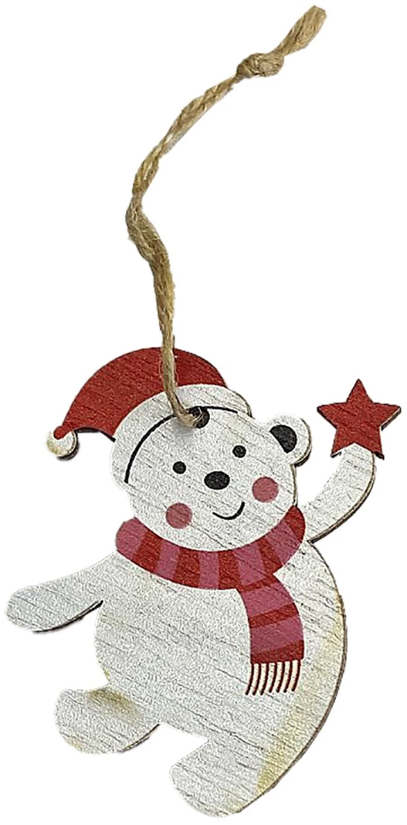 ΣΤΟΛΙΔΙ ΞΥΛΙΝΟ ΑΡΚΟΥΔΑΚΙ XMAS 7cm Xmasfest 1133175