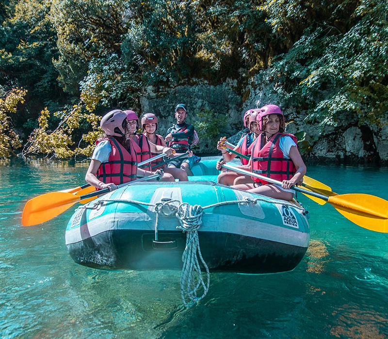 Γνωριμία με το Rafting στον ποταμό Βοϊδομάτη για 2 άτομα!