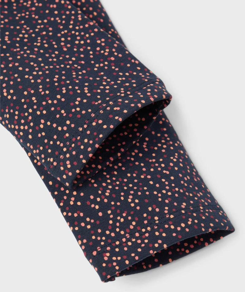 Κολάν "Polka Dots" μαύρο (Μαύρο)