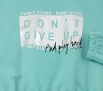 Σετ φόρμας εποχιακό "Don't give up" μέντα (Μέντα )