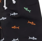 Μαγιό βερμούδα "Shark" μαύρο (Μαύρο)