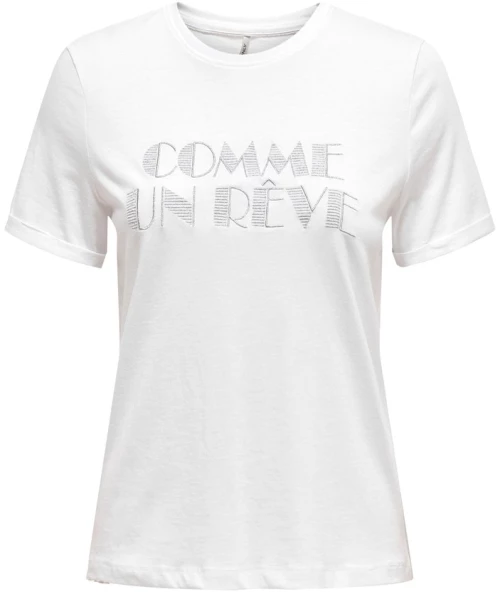 Μπλούζα "Comme unreve" λευκή (Λευκό)