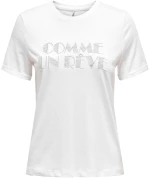 Μπλούζα "Comme unreve" λευκή (Λευκό)