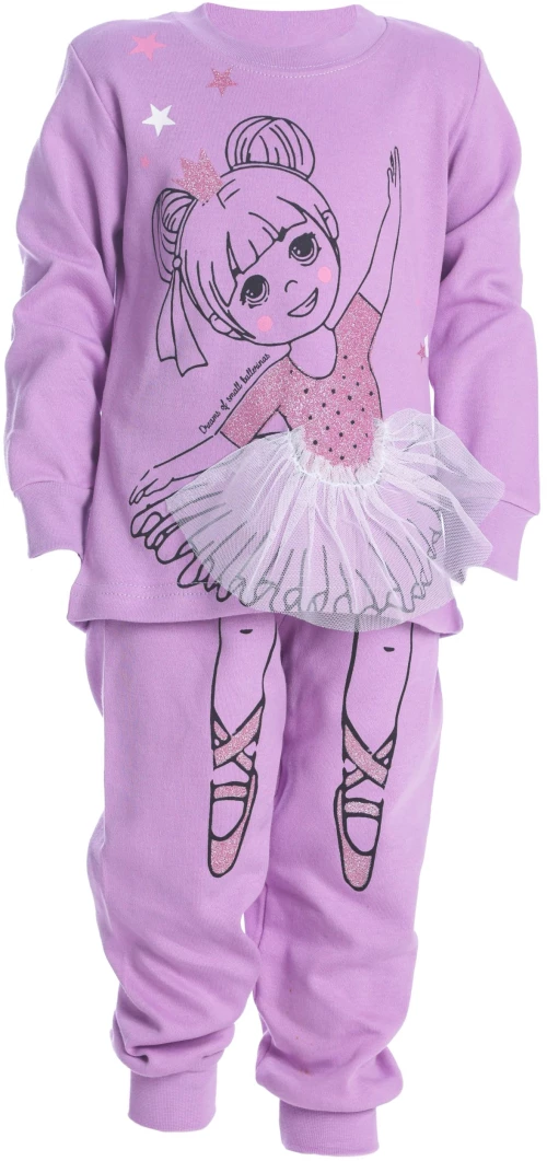 Πυτζάμα "Small Ballerina" λιλά (Μωβ)