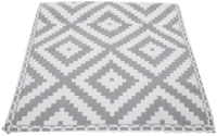 Χαλί Γκρι Ριγέ 90x150εκ