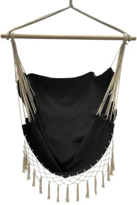 Κρεμαστή Αιώρα Tassel Γκρι 120x110 Fylliana
