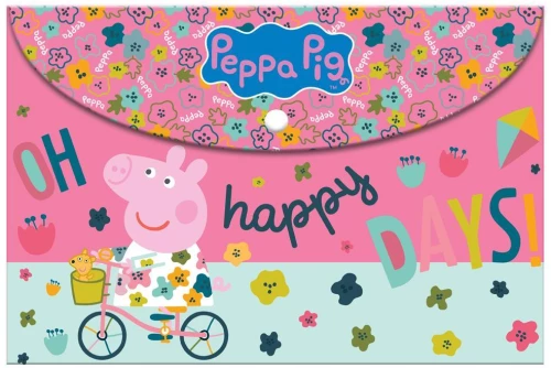 Φάκελος Κουμπί Α4 Peppa Pig