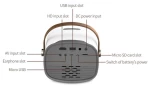 YG230 Mini Projector Λευκός