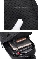 ARCTIC HUNTER τσάντα Crossbody XB00526 με θήκη tablet  3L  μαύρη