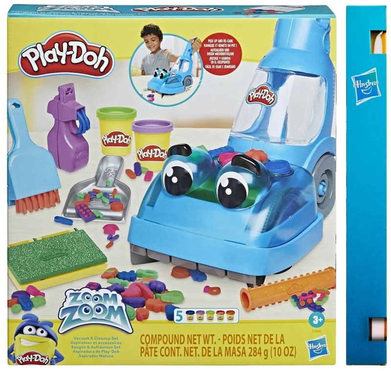 Παιχνιδολαμπάδα Hasbro Play-Doh Zoom Zoom - Vacuum Cleanup Set F3642