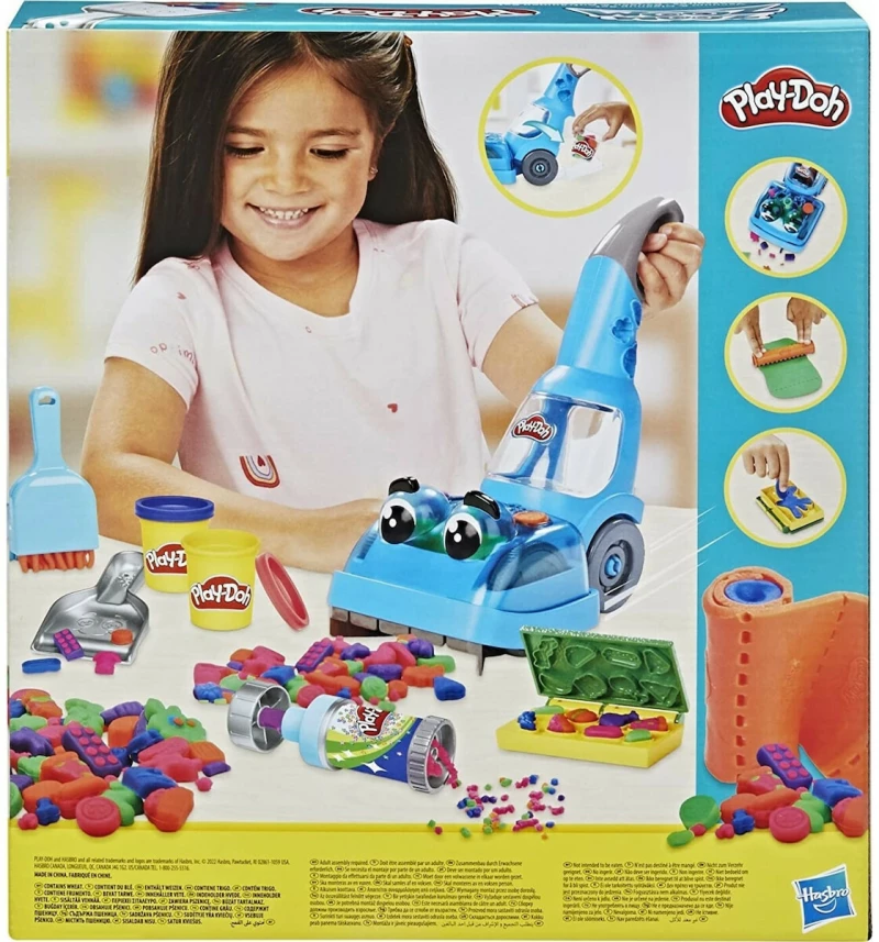 Παιχνιδολαμπάδα Hasbro Play-Doh Zoom Zoom - Vacuum Cleanup Set F3642