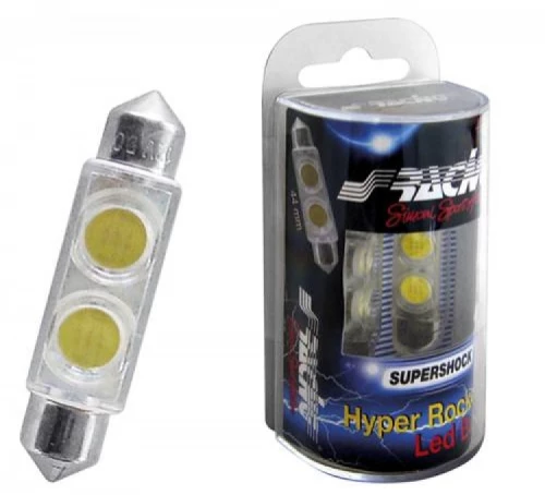 Simoni Racing ΛΑΜΠΑΚΙΑ ΠΛΑΦΟΝΙΕΡΑΣ 12V 10x44mm HYPER-MICROLED2 ΛΕΥΚΟ 2ΤΕΜ. SRHRL/1B-44
