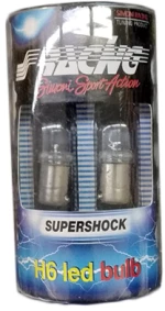 Simoni Racing ΛΑΜΠΑΚΙΑ ΠΟΡΕΙΑΣ H6 LED ΜΕ ΚΑΛΥΚΑ ΜΠΛΕ 2ΤΜΧ SRSLC/2B