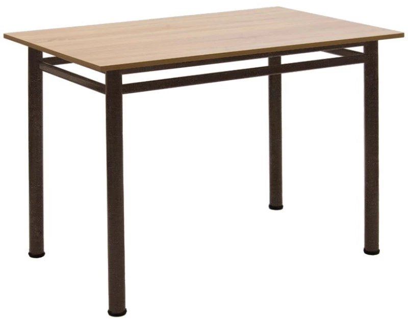 340130 ΤΡΑΠΕΖΙ DEXTER PAKOWORLD ΔΡΥΣ-ΠΟΔΙ ΚΑΦΕ ΣΦΥΡΗΛΑΤΟ 100X60X77ΕΚ