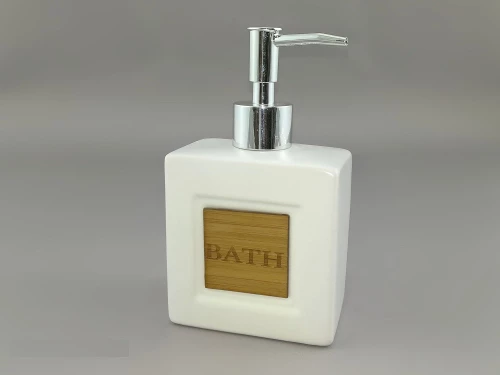 339443 ΝΤΙΣΠΕΝΣΕΡ BATH ΛΕΥΚΟ ΚΕΡΑΜΙΚΟ/ΜΠΑΜΠΟΥ
