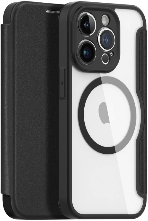 Dux Ducis Skin X Pro case Θήκη για iPhone 14 Pro MagSafe magnetic flip case black*