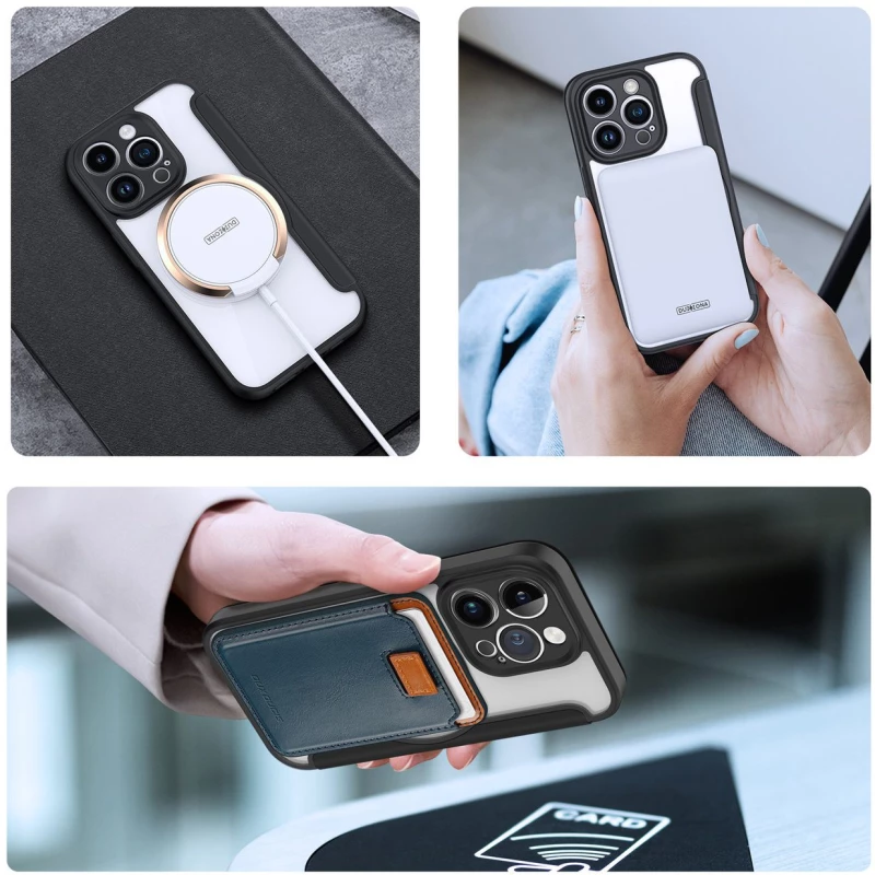 Dux Ducis Skin X Pro case Θήκη για iPhone 14 Pro MagSafe magnetic flip case black*