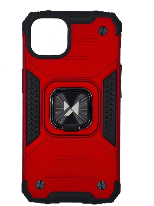 Wozinsky Ring Armor Case Kickstand Tough Rugged Cover Θήκη για iPhone 13 red