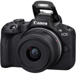 Canon EOS R50 Mirrorless Camera with 18-45mm Lens (Black)