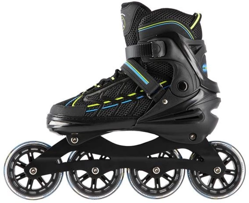 Nils Extreme Αυξ. Πατίνια Roller NA1128 In-Line Skates Μαύρο/Λαχανί