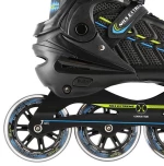 Nils Extreme Αυξ. Πατίνια Roller NA1128 In-Line Skates Μαύρο/Λαχανί