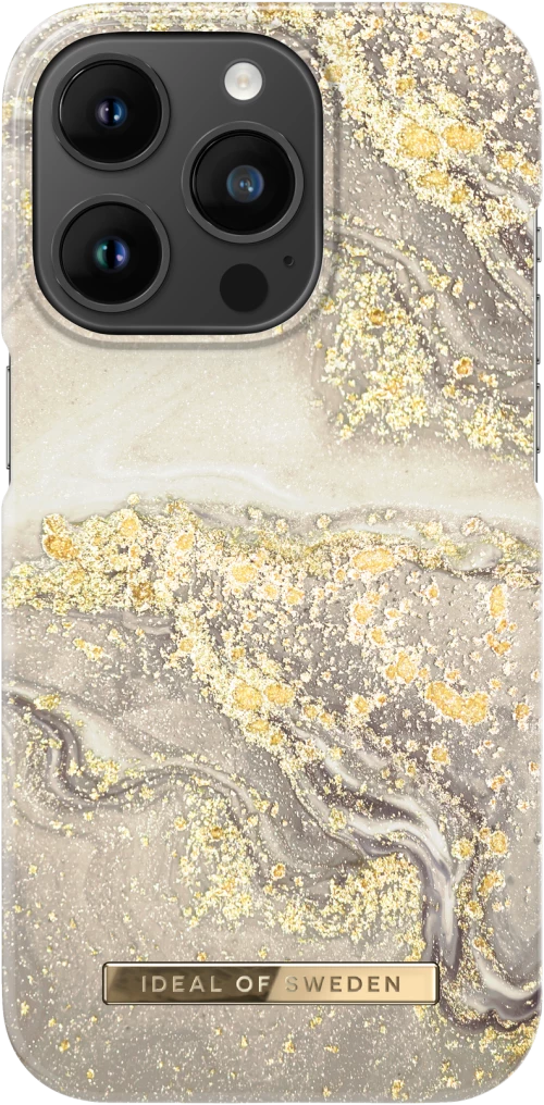 IDEAL OF SWEDEN Θήκη Fashion Case iPhone 14 Pro Sparkle Greige Marble IDFCSS19-I2261P-121