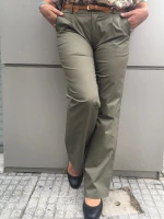 Λαδί chino παντελόνι Rinascimento Λαδί